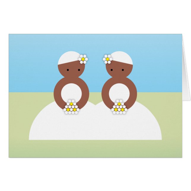 Deux jeunes mariées (Devant horizontal)