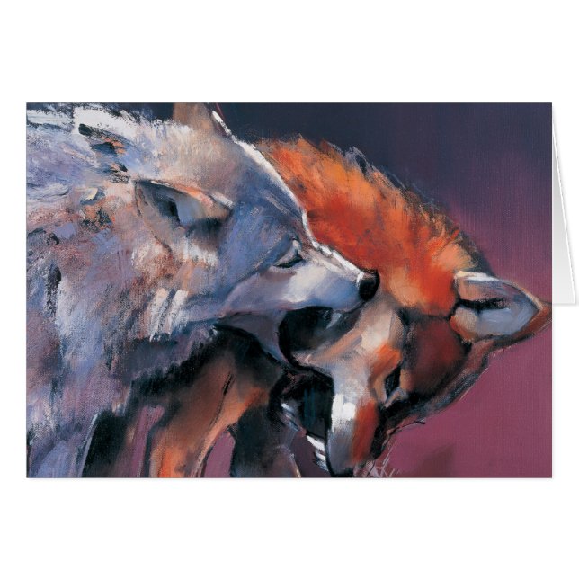 Deux loups (Devant horizontal)