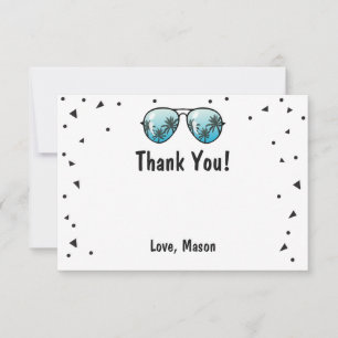 Deux Lunettes de soleil Cool Confetti Boy Carte de