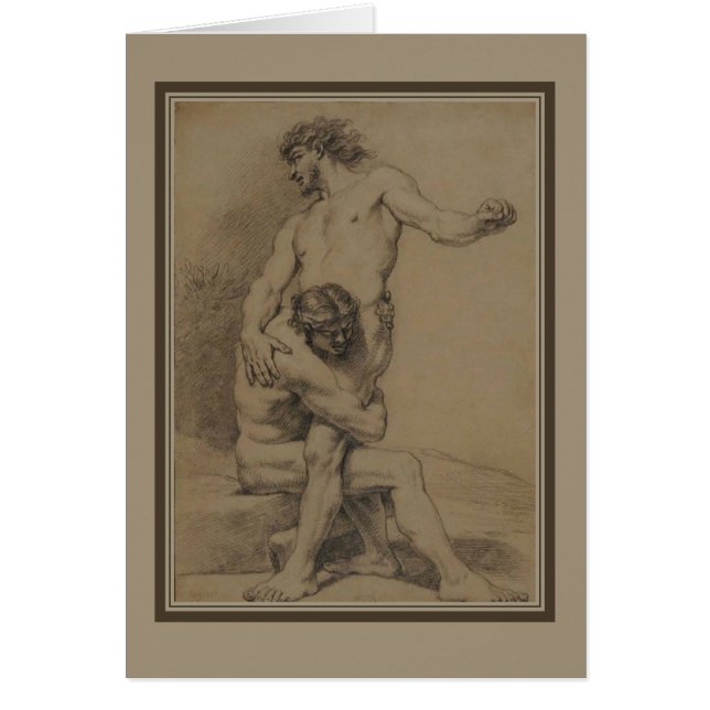 Deux lutteurs par de Platte-Montagne (Devant)