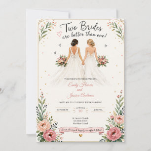 Deux mariées valent mieux qu'une invitation de mar