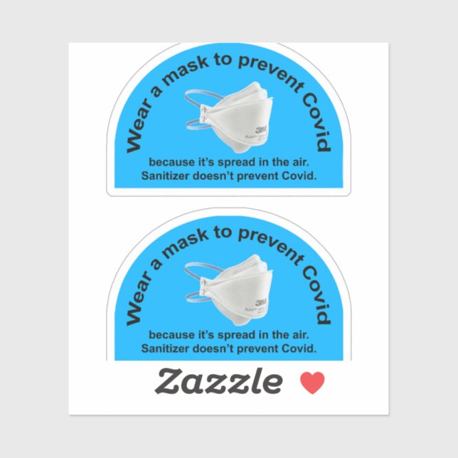 Deux masques au lieu des autocollants de vinyle dé (Feuille)