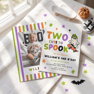 Deux mignons pour une invitation d'anniversaire ef