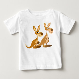 Deux mignons T-shirt Kangaroos pour bébé