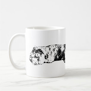 Deux Mini Schnauzers – Tasse artistique noir et bl