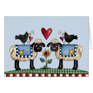 Deux moutons - Carte blanche