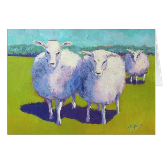 Deux Moutons En Champ (Devant horizontal)