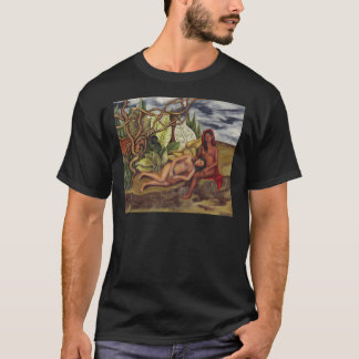 Deux nus dans une forêt Frida Kahlo T-shirt classi
