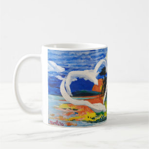 Deux Oiseaux Concept Mug