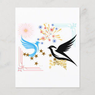 Deux oiseaux majestueux