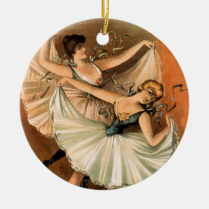 Deux ornements de Ballerinas