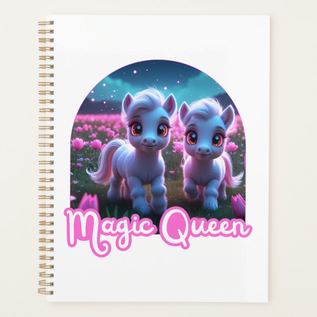 Deux petits poneys mignons (Devant)