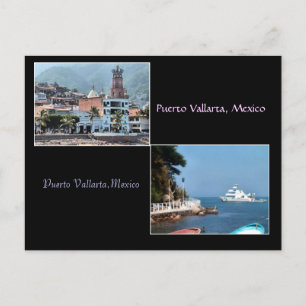 deux photos de la carte postale de Puerto Vallarta