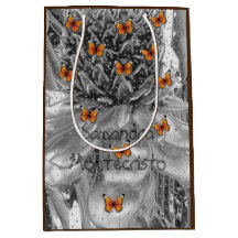 Deux PIÈCES D'ART dans un sac cadeau de défilement