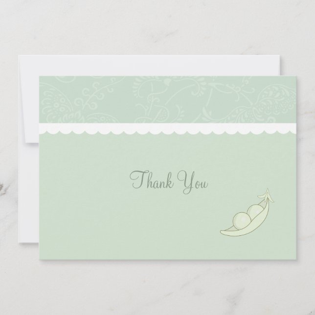 Deux pois dans un Merci de cosse (Devant)