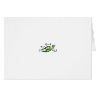 Deux pois dans une cosse