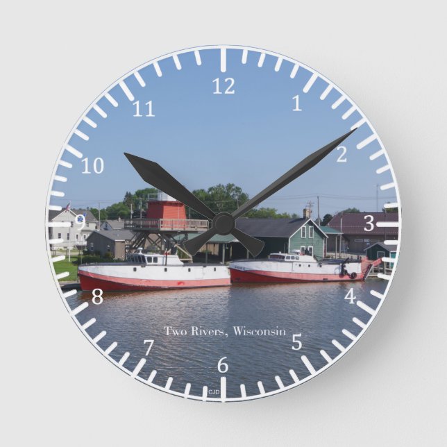 Deux rivières, horloge du Wisconsin (Recto)