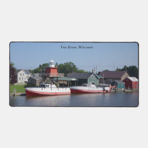 Deux rivières, Wisconsin, tapis de bureau