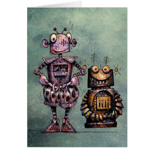 Deux robots drôles !