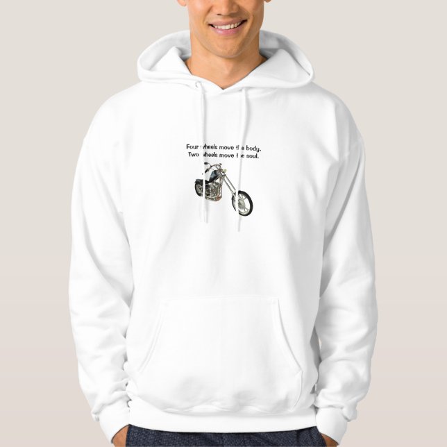 Deux Roues Déplacent Le Sweat - shirt à capuche Âm (Devant)