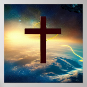 Deux royaumes traversent l'espace Poster