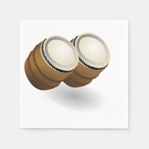 Deux serviettes en papier Bongos