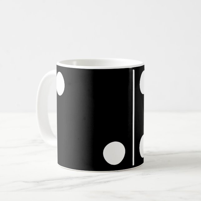 Deux six Mug Black Domino (Devant gauche)