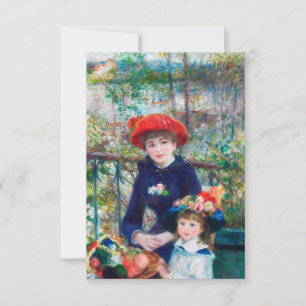Deux Soeurs - Renoir Impressionniste Peinture 1881