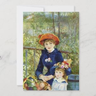 Deux Sœurs (sur la terrasse) de Pierre Renoir