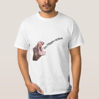 Deux T-shirt de l'hippo à la grande bouche