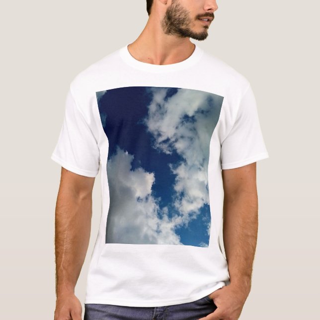 Deux T-shirt nuages touchants (Devant)