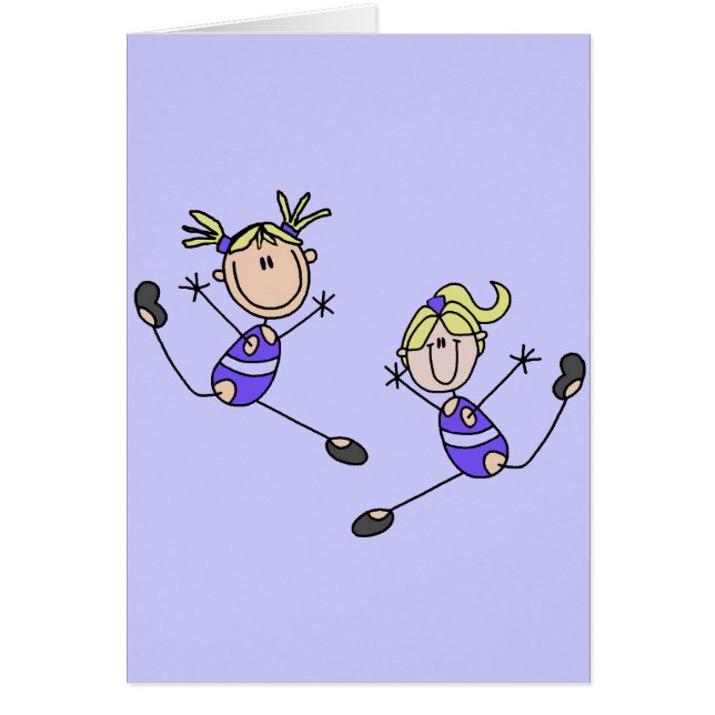 Deux T-shirts et cadeaux blonds de gymnaste de (Devant)