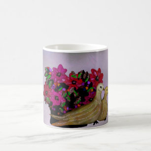 Deux tasses de colombes de tortue