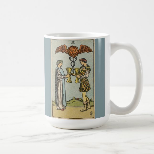 Deux tasses de tarot Art Coffee Cup (Droite)