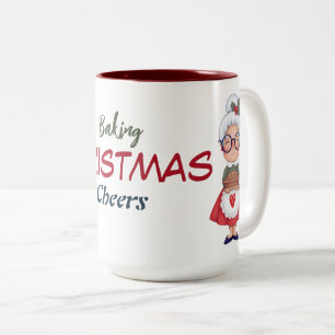 Deux tonalités Mme Claus Christmas Mug