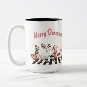 Deux Tone Mug Merry Ducksmans