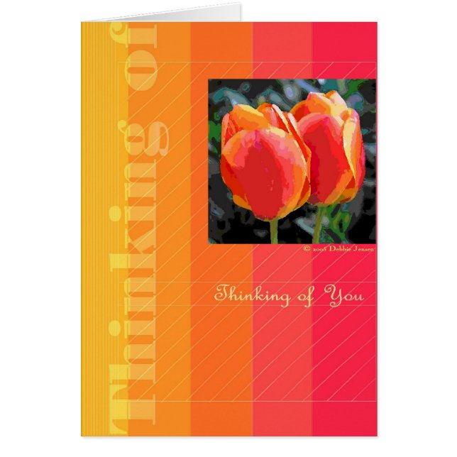 Deux tulipes par Debbie Jensen (Devant)