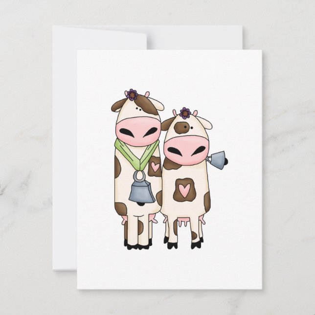 deux vaches moo mignonnes (Devant)