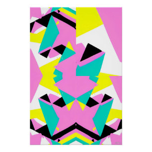 Deuxième affiche de design Memphis pour bébé
