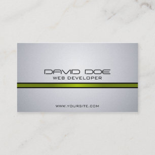 Développeur web - cartes de visite