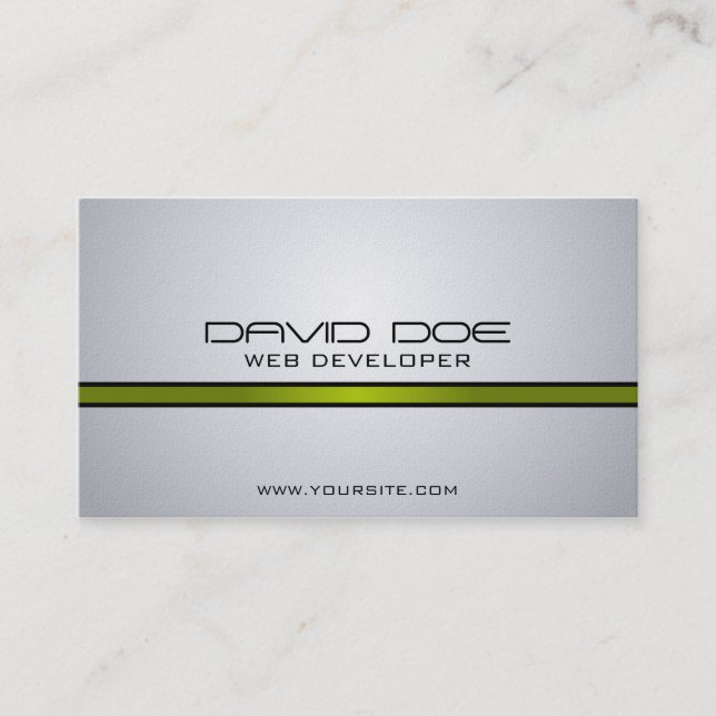 Développeur web - cartes de visite (Devant)