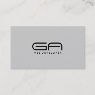 Développeur web - cartes de visite