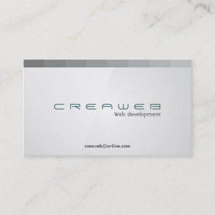 Développeur web - cartes de visite