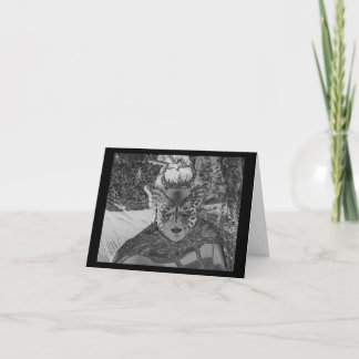 Devenant le papillon d'obsidien - carte pour notes