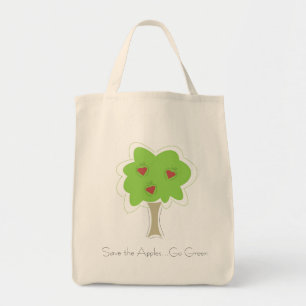 Devenez écolo. Sac d'épicerie d'Apple