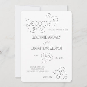 Devenez un seul script de Faire-part de mariage