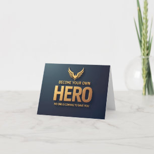 Devenez votre propre carte de voeux Héros