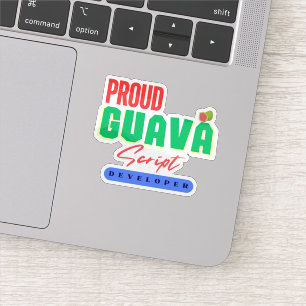 Devenir Autocollant de développeur de langage Guav