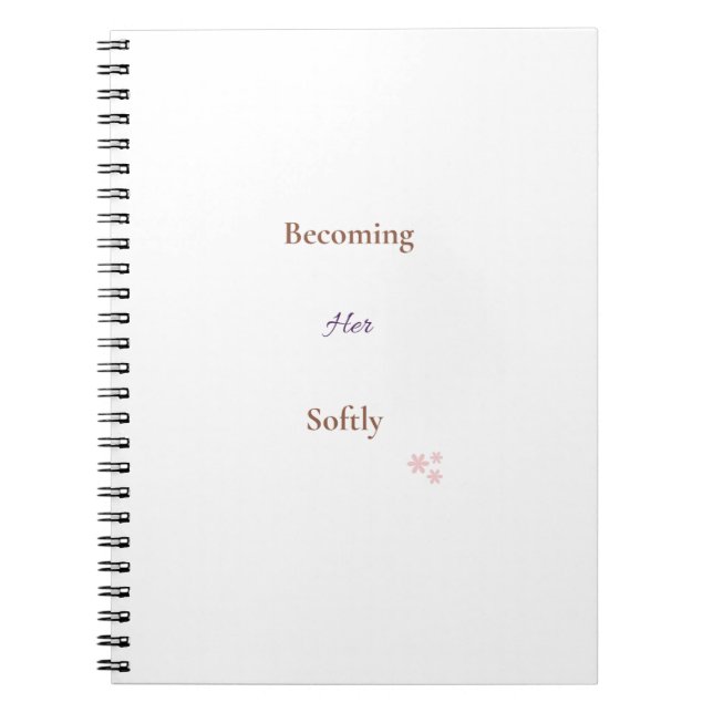Devenir Son Cahier Doux | Esthétique Féminine  (Devant)