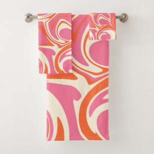 Déversement - rose, orange et crème